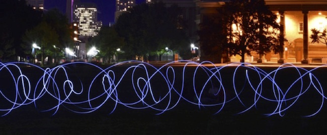 Long Exposure Painting with Light